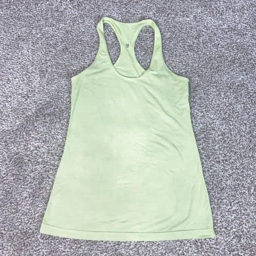 Lululemon Tank Top Womens M Green Athletic Racerback Yoga Gym Sleeveless Sports