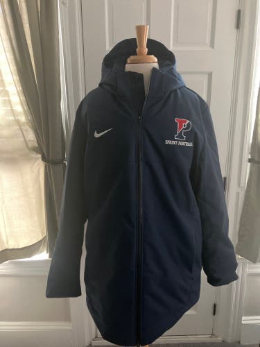 Nike Penn Sprint Football Grey Duck Down Winter Parka
