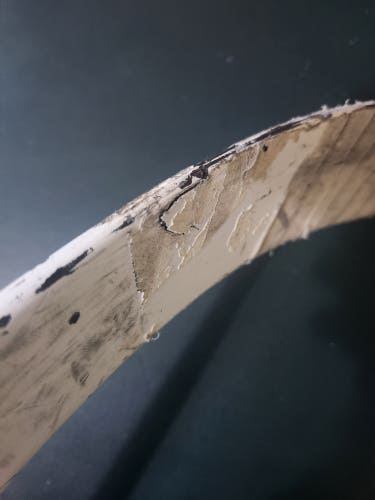 Intermediate CCM Ribcor Trigger 9 Pro Right Handed Pro Stock, CRACKED BLADE