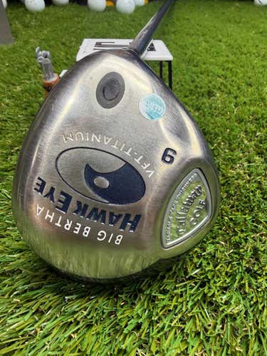 Callaway Big Bertha HAWK EYE 9 Wood Lady Flex Graphite GEMS 50 RH