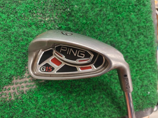 Ping G15 Black Dot Individual 9 Iron Steel Shaft Regular Flex