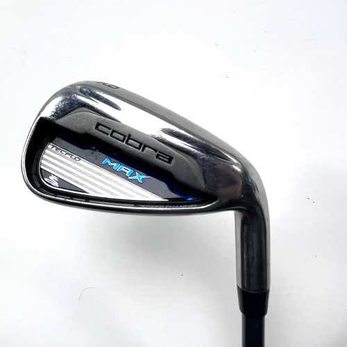 Cobra MAX Single 9 Iron White Tie X4 56g Senior Graphite Mens RH
