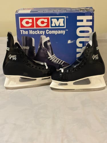 New w/Box Vintage CCM Champion 90 Senior Men's Ice Hockey Skates 8D