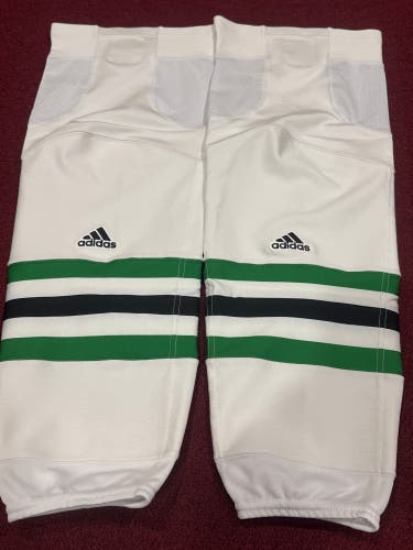 University of North Dakota White Senior Adidas Socks Pro Stock (New)