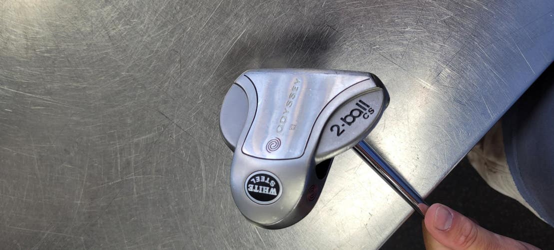 Used Odyssey WHITE HOT 2 BALL CENTER SHAFT Mens Putter RH 11497-S000162603