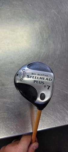 Used Callaway BIG BERTHA STEELHEAD PLUS Mens Fairway Wood RH 7 Wood 11497-S000162599