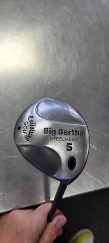 Used Callaway BIG BERTHA STEELHEAD Mens Fairway Wood RH 5 Wood 11497-S000162600