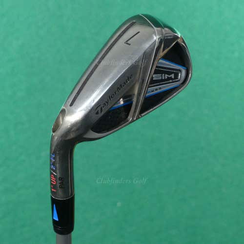 LH Lady TaylorMade SIM Max Single 7 Iron Factory 45 Graphite Ladies DEMO FITTING