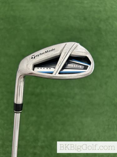 LH Taylormade Sim Max OS Sand S Wedge / Stiff