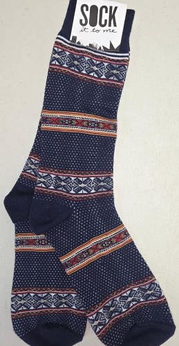 ST8 Sock It To Me "Nordic Scandinavian Design" Crew Length Socks FREE SHIPPING