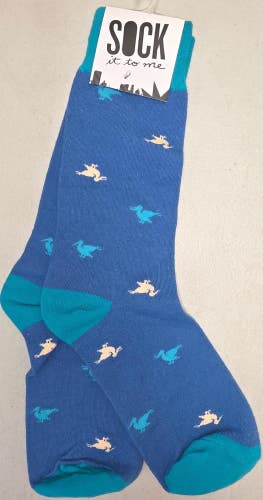 ST10 Sock It To Me "Small Dinosaur Silhouettes" Crew Length Socks FREE SHIPPING