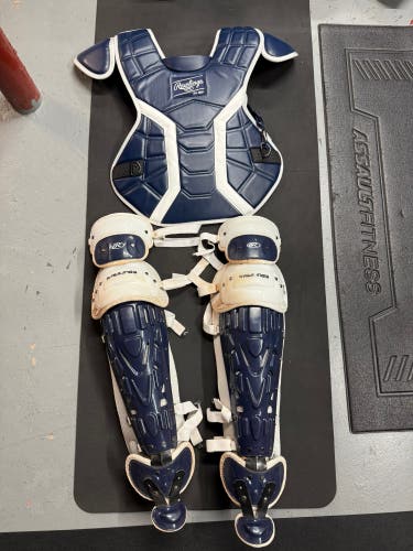 Rawlings Mach Catcher's Set Navy Adult 17” (Used)