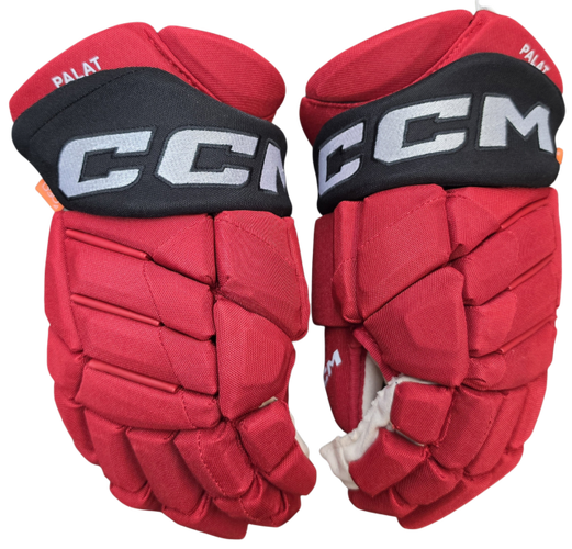 CCM Jetspeed Custom Pro Stock Hockey Gloves 14" NHL Devils NEW (16182)