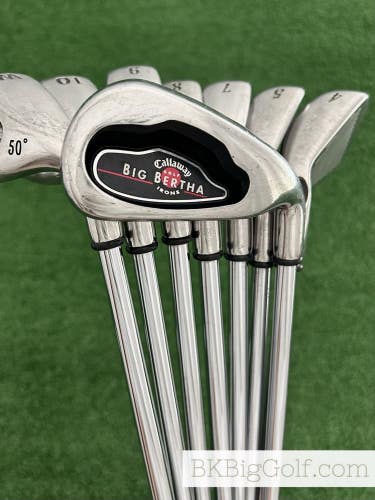 Callaway Big Bertha Iron Set 4-G / True Temper Uniflex Regular