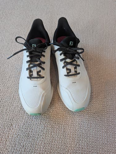 Two Pair of Men's Size M 12.0 (W 13.0) Footjoy Golf Shoes (Used)
