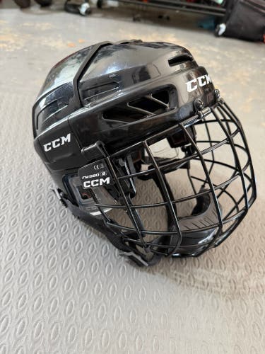 CCM FitLite 3DS Helmet Junior Combo with Cage