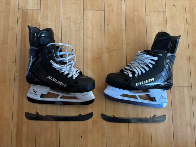 Black 2025 Bauer Vapor Flylite Hockey Skates Pro Stock 6.25 (New)