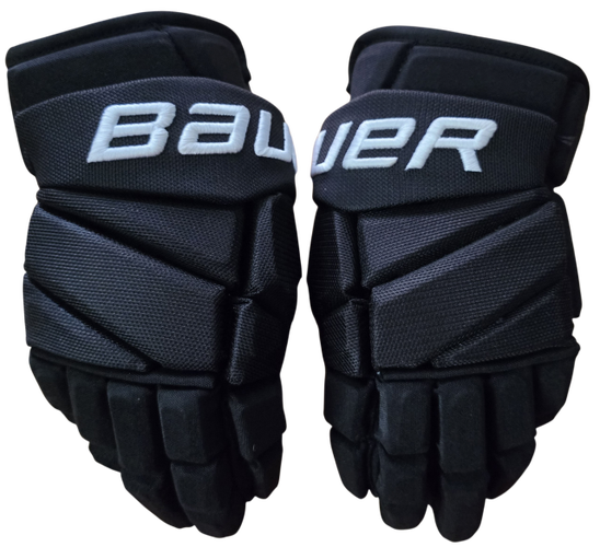 Bauer Vapor 2X Pro Custom Pro Stock Hockey Gloves 14" Black NHL Used YLE (16190)