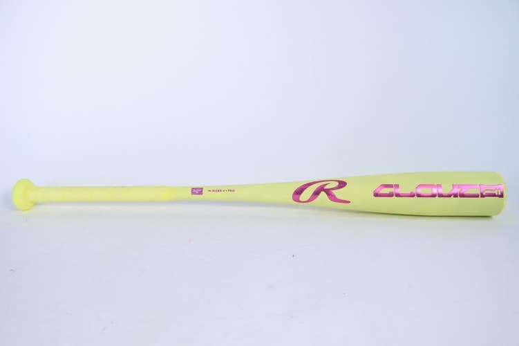 Rawlings Clout AI 28/18oz (-10) USAB 2 5/8" Barrel Yellow/Pink RUS6C10 #96