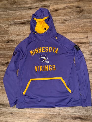 UNRL x Minnesota Vikings Season Ticket Member 23 STM Crossover Hoodie Mens L