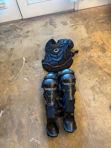 Black EvoShield Catcher's Set (Used)