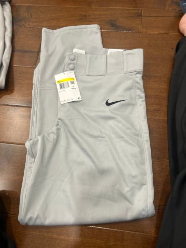 Gray Men's Small Adult Nike Game Pants (New)