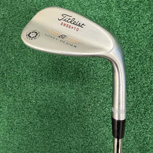 Titleist Vokey SM5 56 10 S Grind Wedge RH Steel New Golf Pride Grip Good Cond