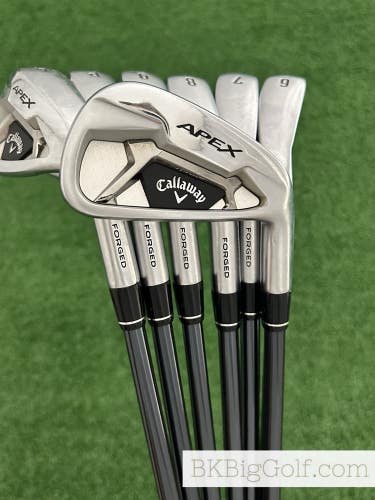 Callaway Apex 21 Forged Iron Set 5-A / Recoil F4 75 Stiff Graphite