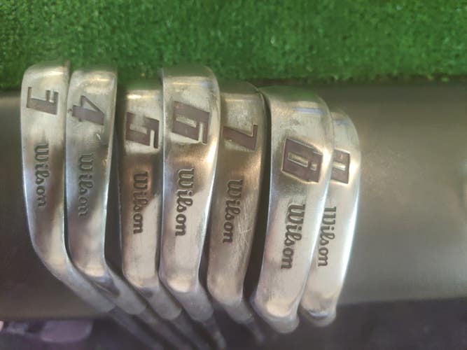 Wilson Pro Staff Jumbo Giant Sweet Spot 3-9 Iron Set Standard Steel Shafts