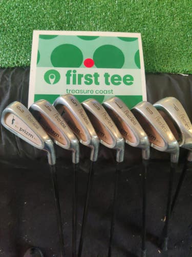 Prizm Peerless Oversize 3-PW Iron Set (No 9) Stiff Graphite Shafts
