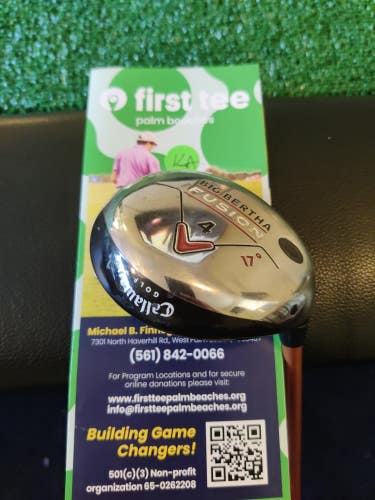 Callaway Big Bertha Ladies 17* Fusion 4 Wood Graphite Shaft Right Handed
