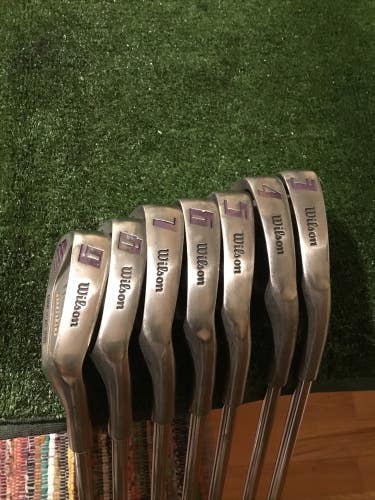 Wilson ProStaff Jumbo Irons Set 3-9 Standard Flex Steel Shafts