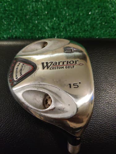 Warrior Custom Golf 15* 3 Wood Extreme Weighting Graphite Shaft