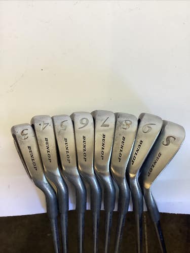 Dunlop Red Max II Iron Set 3-SW Stiff Steel Shafts (no PW) Right Handed