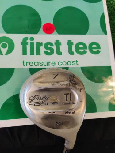 Lady Cobra Ti Ladies Offset 22* 7 Wood Graphite Shaft Right Handed