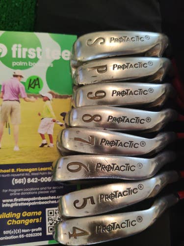 Protactic Oversize PPT 4-PW-SW Iron Set Graphite Shafts Right Handed