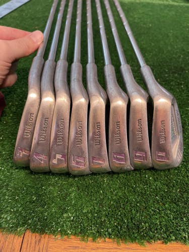 Wilson Jumbo Prostaff Irons Set 3-PW Standard Regular Steel shafts
