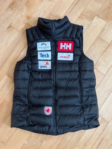 Black Medium Women's Helly Hansen Puffy Vest (Used)