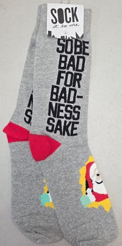 ST27 Sock It To Me "So Bad For Badness Sake" Crew Length Socks FREE SHIPPING
