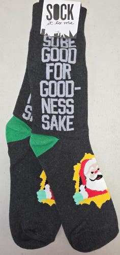 ST29 Sock It To Me So Be Good For Good-Ness Sake Crew Length Socks FREE SHIPPING