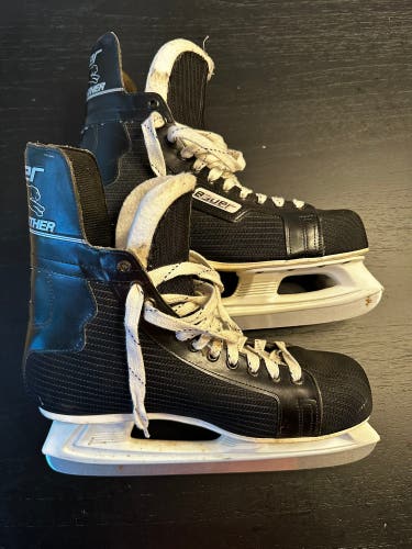 Black Bauer Black Panther Hockey Skates 12 (Used)