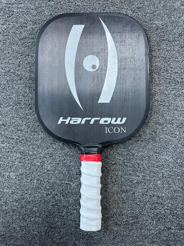 HARROW ICON Pickleball Paddle - 7.7 OZ BLACK/SILVER