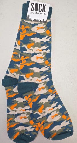 ST39 Sock It To Me "Camouflage Pattern" Crew Length Socks FREE SHIPPING