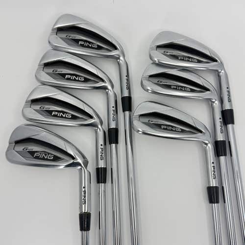 Ping G425 4-PW Iron Set RH True Temper Elevate MPH 95 Stiff 7 Clubs Used Golf