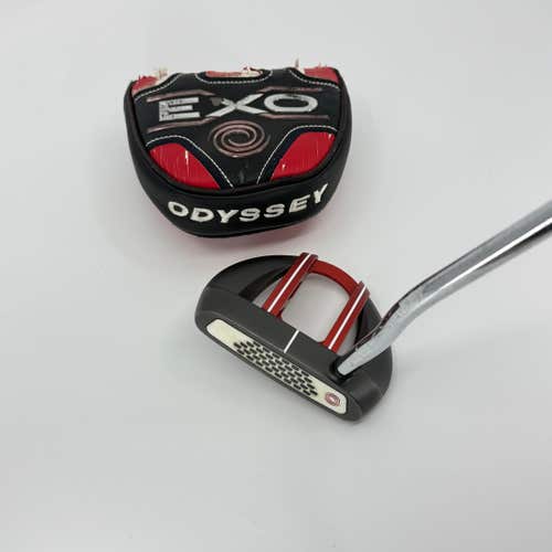 Odyssey EXO Rossie Putter RH Mallet 34 1/2" Headcover Used Steel Golf Club