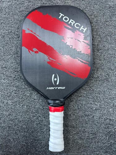 HARROW TORCH Pickleball Paddle Weight 7.4 OZ BLACK/RED