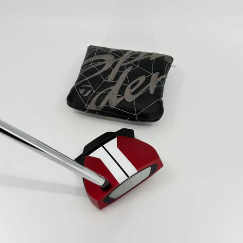 Taylormade Spider GTX Small Slant Putter LH Mallet 34 1/2" Headcover Used Steel