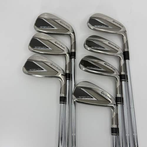 Taylormade Stealth 5-AW Iron Set RH KBS Tour Lite Stiff 7 Clubs Used Golf Clubs