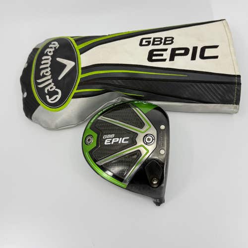 Callaway GBB Epic Sub Zero 9* Driver Head RH Headcover Used Golf Club