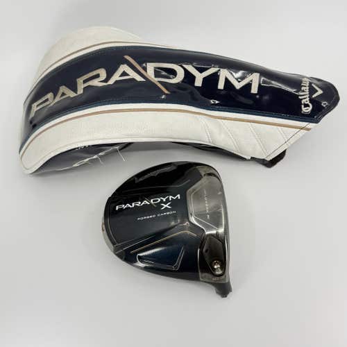 Callaway Paradym X 10.5* Driver Head RH Headcover Used Golf Club